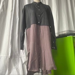 Button shirt with a twist- Genderless